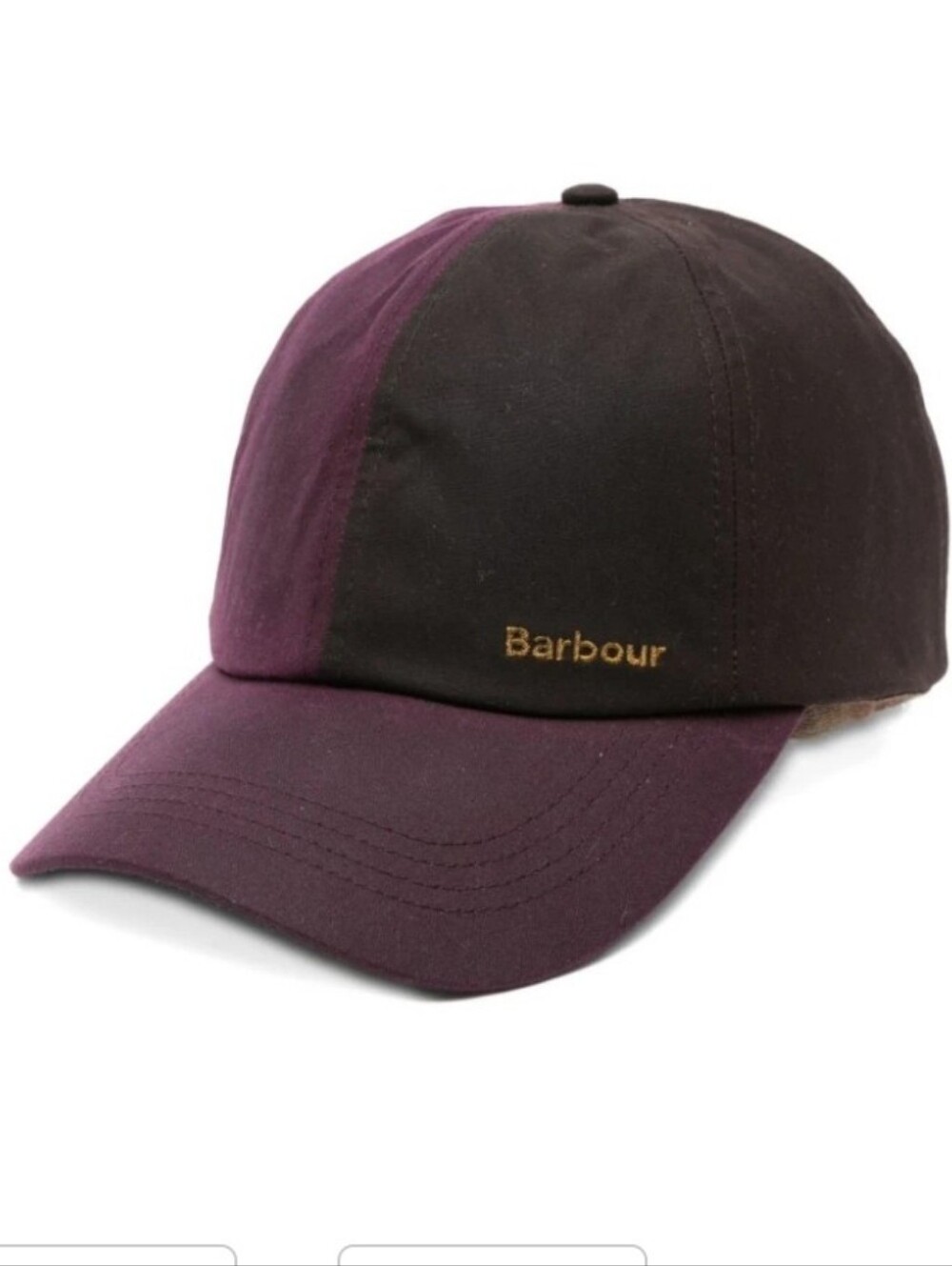 Barbour Two-Tone Plum and Black Baseball Cap